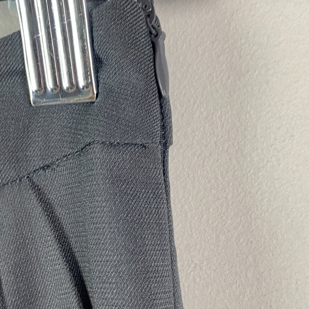 Lulus Kick It Black High-Waisted Trouser Pants Size Large Gray Dress Pant Chic - Picture 4 of 12
